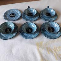 piattini e tazzine ceramica M.A.P Pesaro 