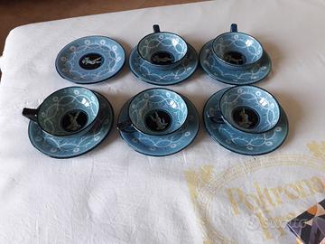piattini e tazzine ceramica M.A.P Pesaro 