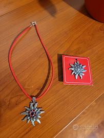 Collanina stella alpina +souvenir stella alpina