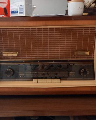 Radio a valvole + Mobile bar vintage anni 50