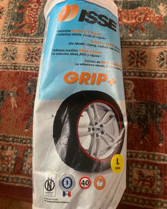 Catene da neve tessili ISSE GRIP+ taglia L – nuove