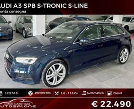 Audi A3 SPB TDI S tronic S-Line FINANZIABILE