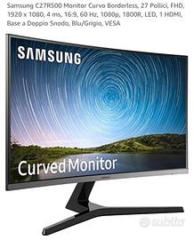 Monitor CURVO SAMSUNG 27 pollici