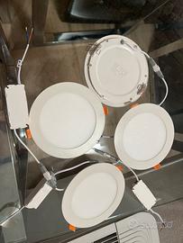 4 Pannelli led tondo incasso