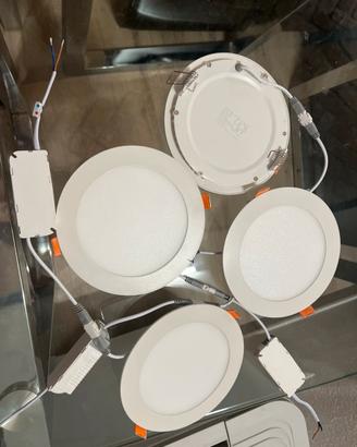 4 Pannelli led tondo incasso
