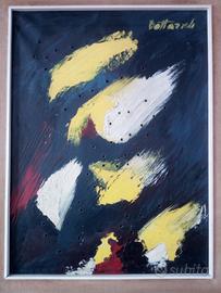 Quadro astratto informale dipinto olio su tela