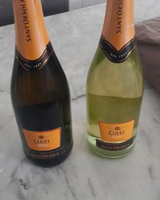 2 bottiglie Sant'Orsola Cuve'e 
