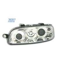FARI PER FIAT PUNTO 99-03 ANGEL EYES FONDO CROMATO