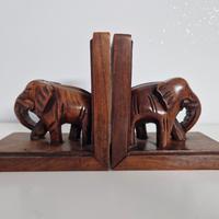 Fermalibri in legno vintage