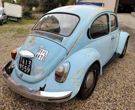 Volkswagen Maggiolino 1200 vetro piatto FUNZIONANT