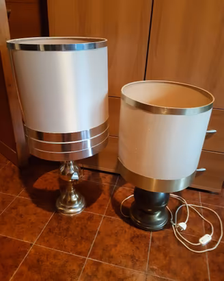 Coppia lampade abat jour arredamento vintage casa