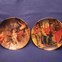 Piatti in ceramica decorati vintage