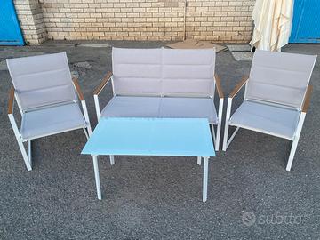 SALOTTINO PORTLAND 4 POSTI BIANCO