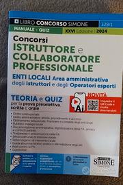 LIBRO CONCORSO ISTRUTTORE edizione SIMONE 