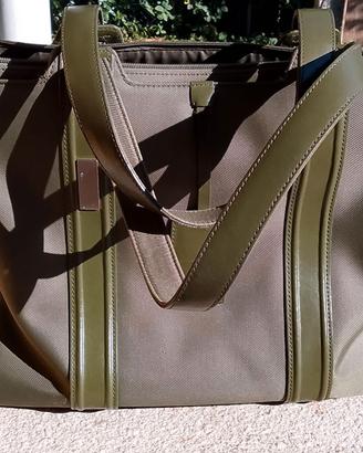 Borsa  Piquadro verde oliva