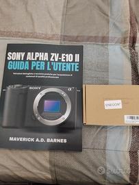 Sony zv-e10 II libro+batterie+caricabatterie nuove