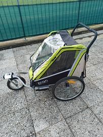 Carretto bici porta bimbi