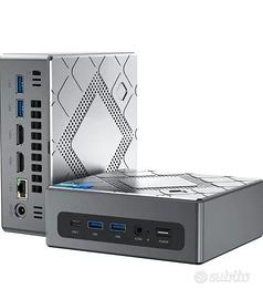 NiPoGi Mini PC Ιntel Core i5-12450H, 16GB RAM DDR4