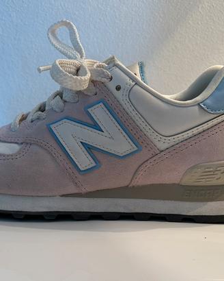 Sneakers New Balance 574 Rosa - N. 39