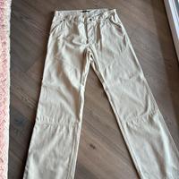 Pantalone uomo tg 50 beige sisley
