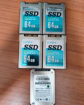 Lotto 5 SSD 1.8" Micro-SATA Industriali Unigen 64G