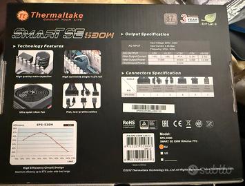 Thermaltake Alimentatore SmartSE 530W PFC Modulare