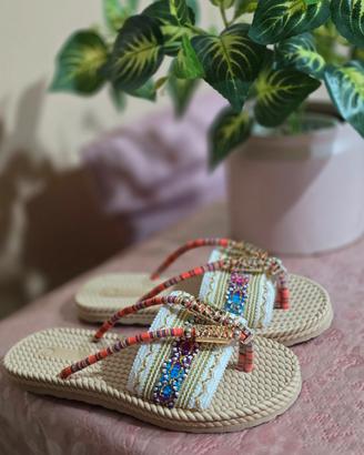 sandali donna etnici bohemien 