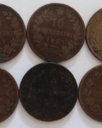 Casa Savoia lotto 20 monete di cui 2 argento