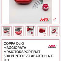 Coppa olio maggiorata e dostribuizine abarth