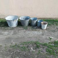 Recipienti/mastelle in zinco