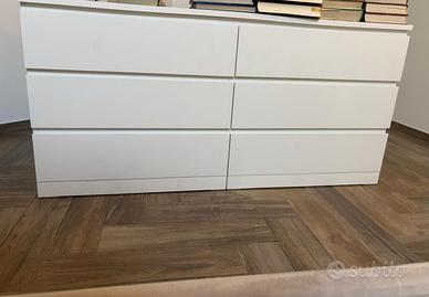 Cassettiera Ikea 6 cassetti bianco