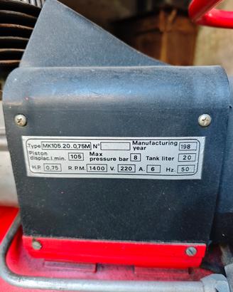 compressore d'aria ad olio