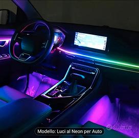 Kit luci neon ambientali auto UNIVERSALE RGB