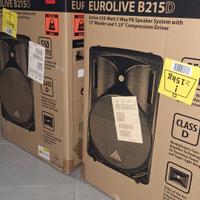 Coppia casse attive Behringer B215D 550W 15" – NUO