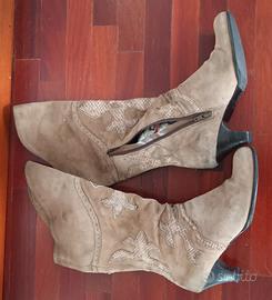 Stivali camoscio Luciano Barachini made in italy