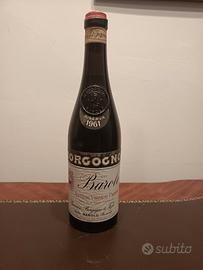 barolo riserva 1961 giacomo borgogno e figli