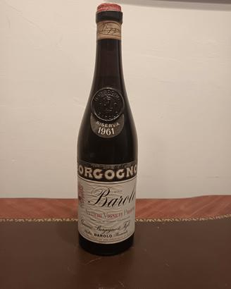 barolo riserva 1961 giacomo borgogno e figli