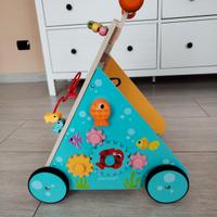 primi passi più cavallo a dondolo in legno