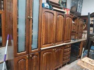 cucina noce nazionale massello 