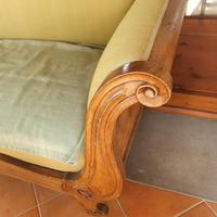 Divano restaurato legno massello