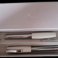 confezione penne stilografica e roller  Faber Cast