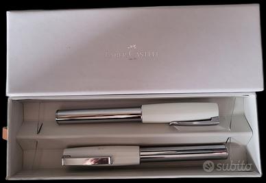 confezione penne stilografica e roller  Faber Cast