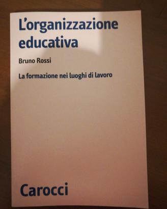 L'organizzazione educativa.  Bruno Rossi