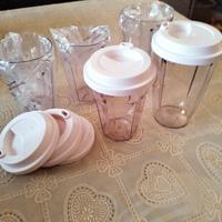 Bicchieri -smoothie con coperchio in silicone