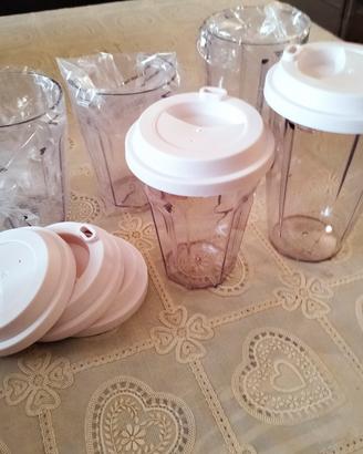 Bicchieri -smoothie con coperchio in silicone