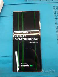 Display Note 20 ultra 5g vetro rotto con righe