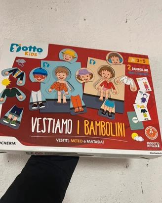 Gioco Otto Kids Vestiamo i Bambolini NUOVO