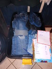 lotto di 60 jeans