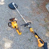 Motosega e decespugliatore a batteria 