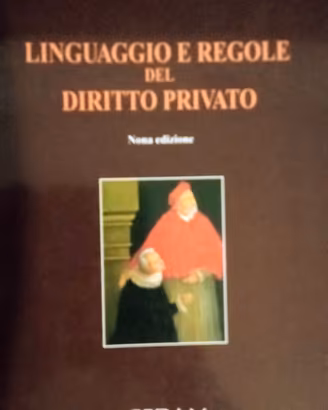 Libro universitario di diritto privato 